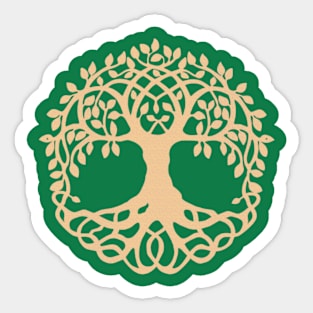 Norse tree of life Sticker